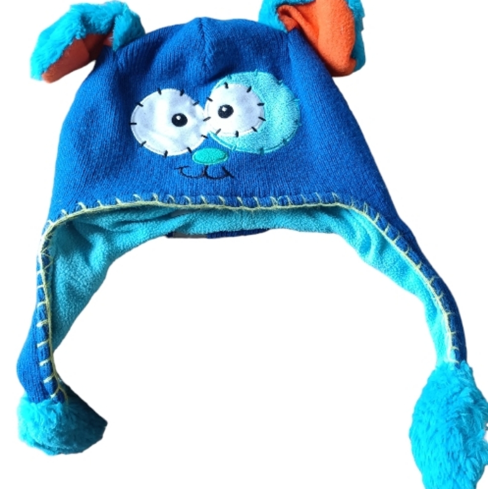 Flipeez Dog Hat Kids Winter Beanie Preschool Toddler Toy Educational